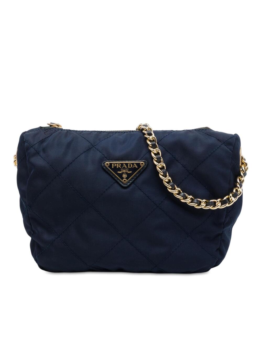 Prada Impuntu Tessuto Chain Crossbody #374407P64B